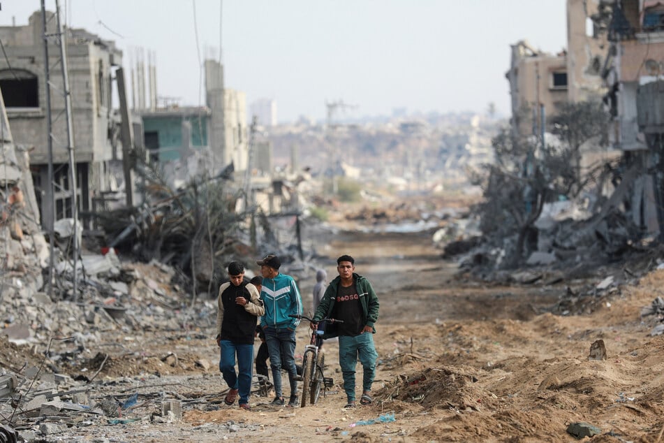 Israel has reduced large swathes of Gaza to rubble in a year-long assault that has taken genocidal proportions.