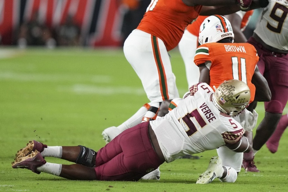 Jared Verse of Florida State is projected to be one of the top edge rushers selected in this year's NFL Draft.