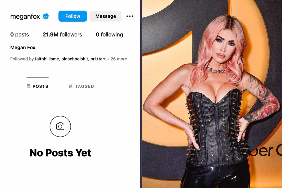 Megan Fox just deleted all of her Instagram posts, leaving her 21.9 million followers wondering what exactly is going on!