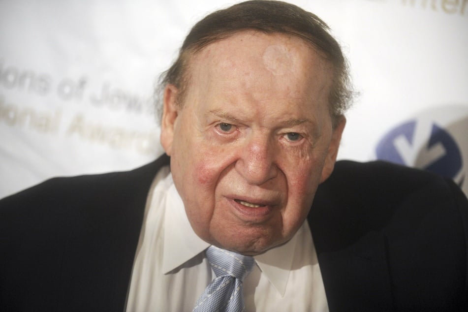 Billionaire and Trump ally Sheldon Adelson has died at the age of 87 (archive image).