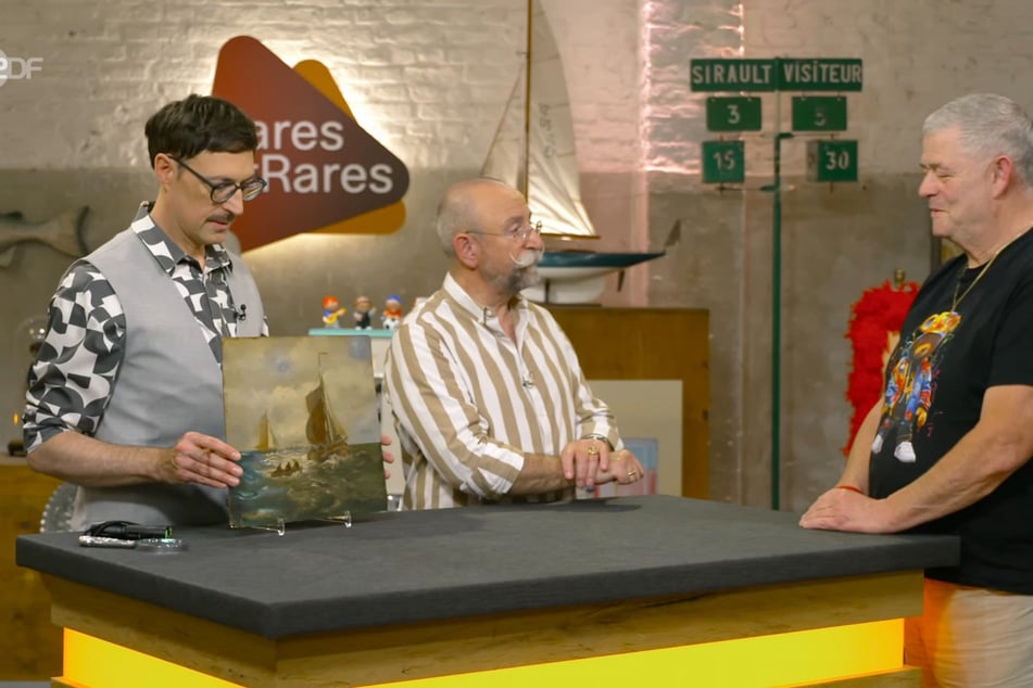 Hans-Jürgen Weber (65), genannt "Bärchen", will bei "Bares für Rares" einen Trödelmarktfund zu Geld machen.