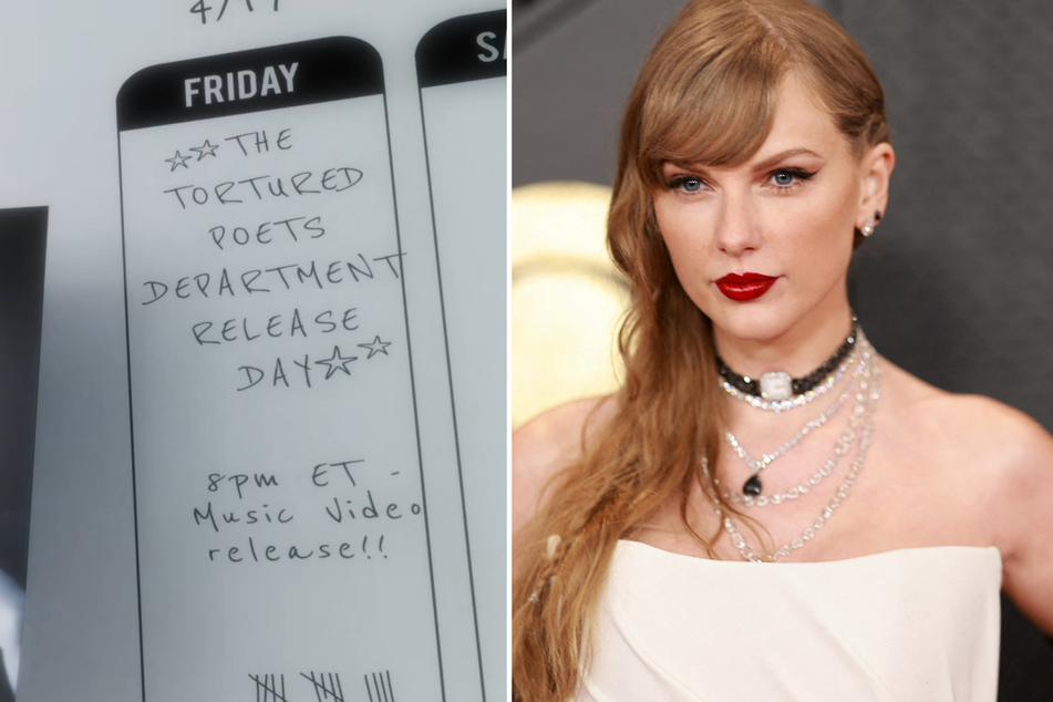 Taylor Swift teased the first music video for The Tortured Poets Department in a new social media video shared Tuesday.