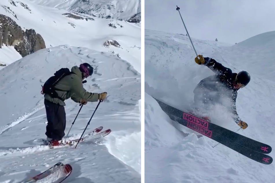 Daniel Matthews (23) ist ein begeisterter Skifahrer, der dabei immer den Nervenkitzel sucht.