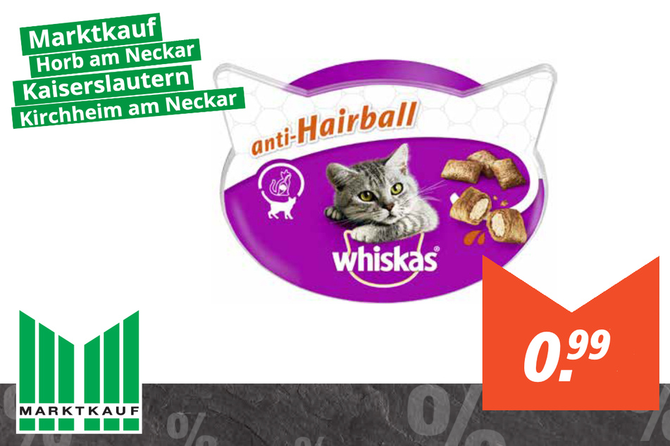 Whiskas Snacks für 0,99 Euro