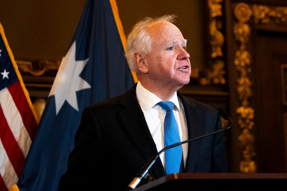 Minnesota Governor TIm Walz has accused the Trump administration of "weaponizing the justice system."