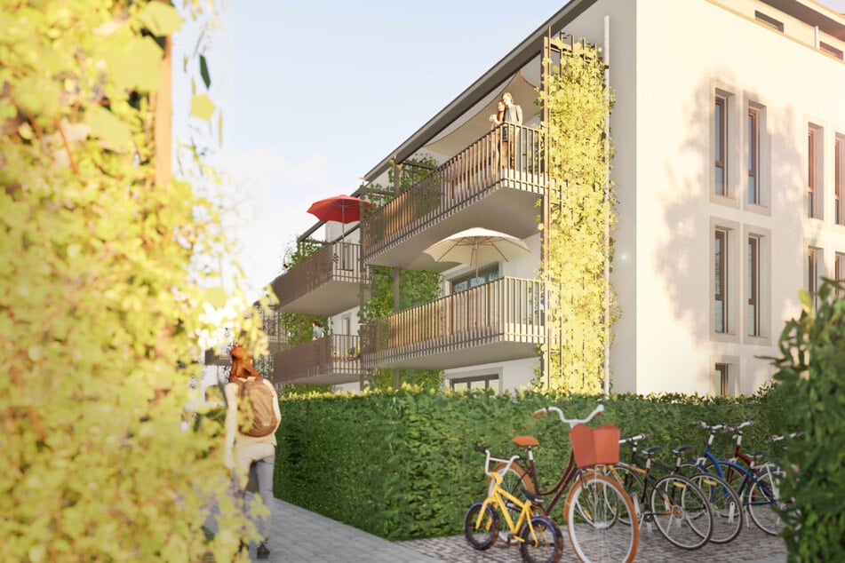 Große Balkone laden zum Verweilen ein.