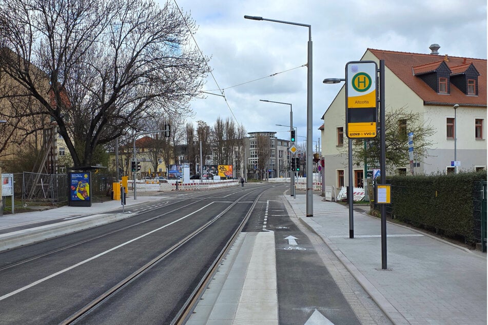 Jetzt kann auch die Haltestelle Altcotta wieder normal angefahren werden.