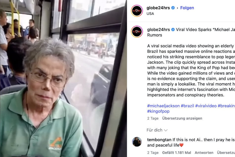 Tausende User staunen im Netz, einige davon wollen ihn sogar live im Bus gesehen haben.