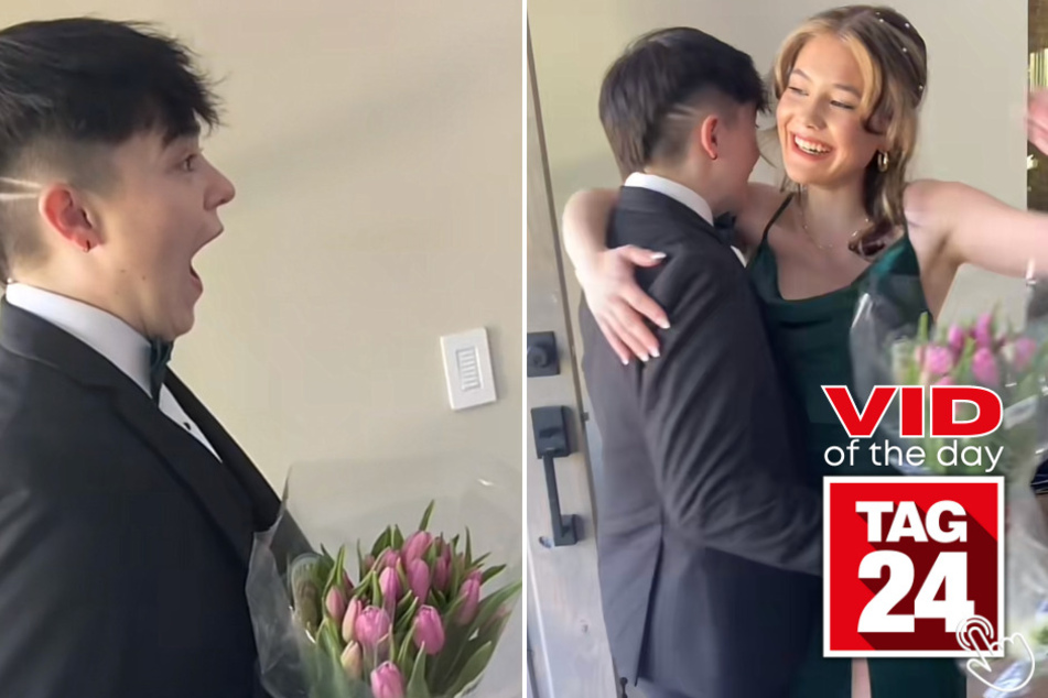 Today's Viral Video of the Day shows an incredibly adorable prom reaction on TikTok!