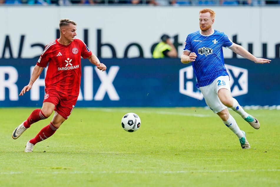 Für den SV Darmstadt 98 stand Paul Will (25, r.) erst fünfmal auf dem Rasen.