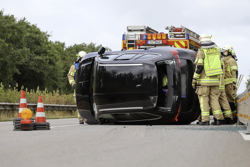 Die A23 in Richtung Norden musste für rund eine Stunde gesperrt werden.