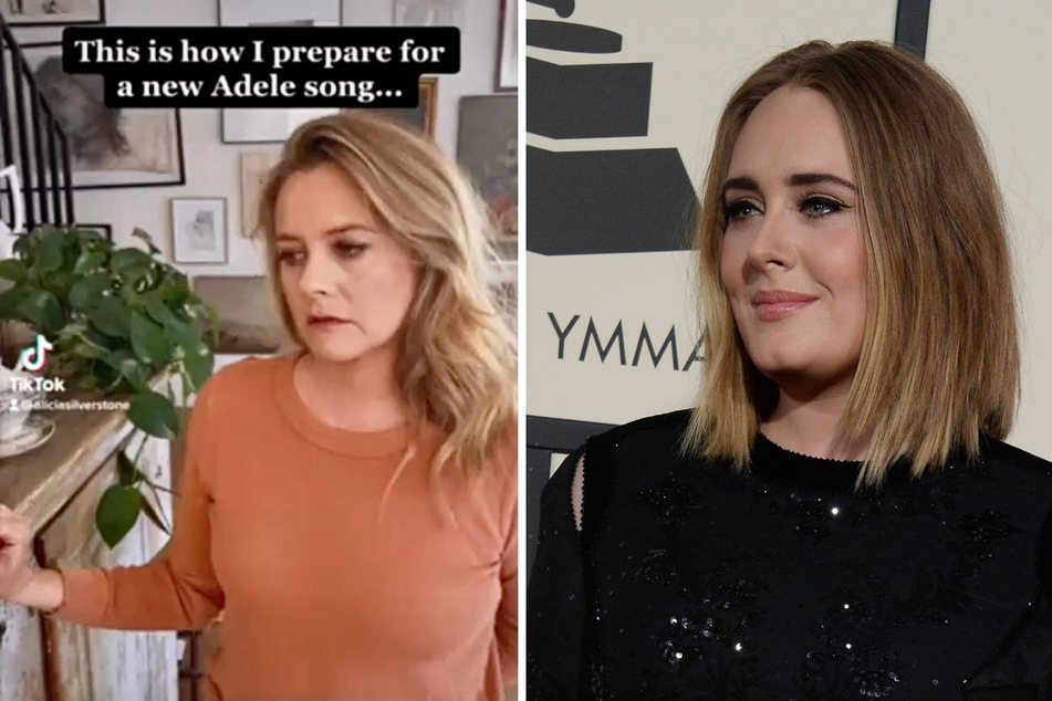 Adele (r.) dropped her new single on Thursday night, and fans, including Alicia Silverstone (l.) are emotional.