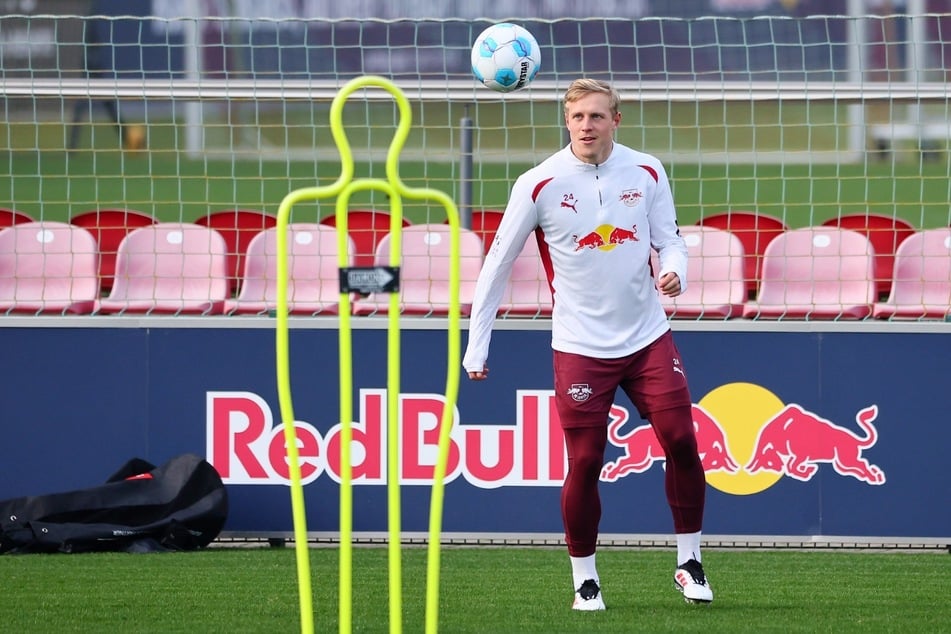 Am Mittwoch ist Xaver Schlager (28) wieder ins Training bei RB Leipzig eingestiegen. Auch Assan Ouédraogo (19) absolvierte nach seiner Knieverletzung eine erste Einheit. (Archivaufnahme)