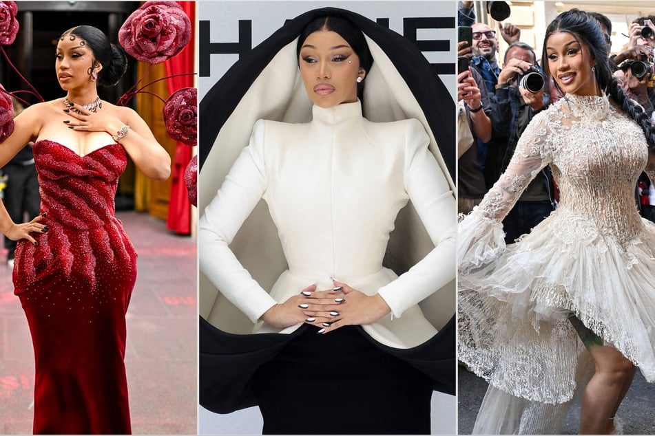 Cardi B took center stage with her jaw-dropping looks while attending Paris Haute Couture Fashion Week.