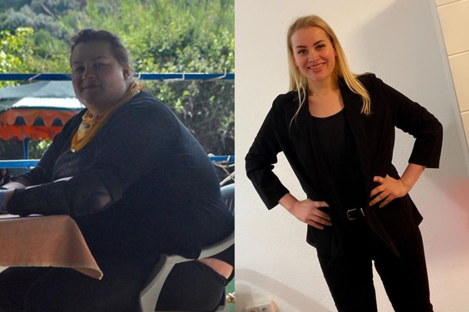Abspeck-Königin: Bei Instagram präsentiert sich Aline Bachmann (26) mit 75 Kilo weniger auf den Rippen. 160 Kilo brachte Aline noch vor wenigen Monaten auf die Waage.