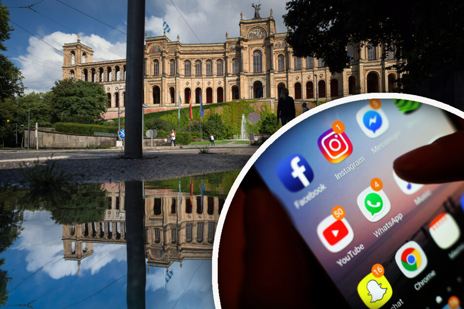 Hacker haben sich den Instagram-Account des bayerischen Landtags vorgenommen. (Symbolbild)