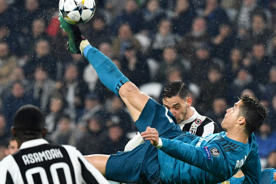 Unvergessen: Cristiano Ronaldo (38) traf für Real Madrid im Rückspiel des Champions-League-Viertelfinals gegen Juve zum 2:0 per Fallrückzieher.