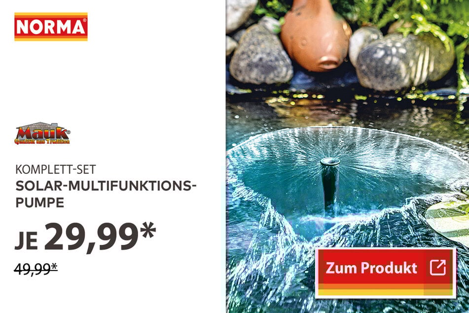 Solar-Multifunktionspumpe für 29,99 Euro