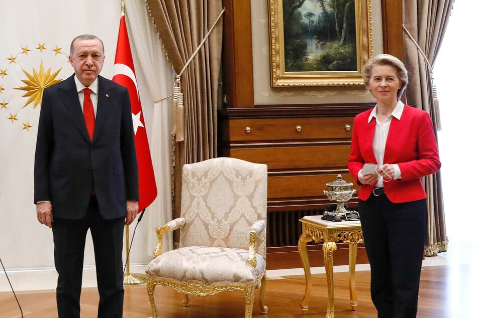 Auch 2021 war EU-Kommissionspräsidentin Ursula von der Leyen (66, CDU) zu Gast bei Erdogan.