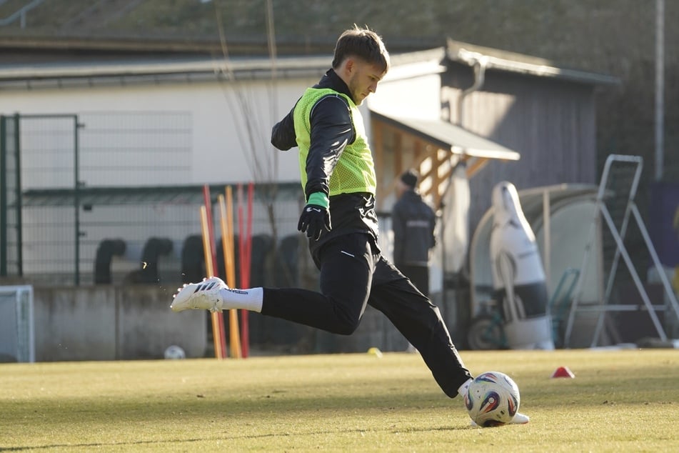 Aue-Spieler Pascal Fallmann (22) ist wieder voll belastbar.