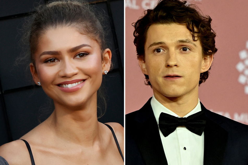 Tom Holland (r.) is said to have been an important source of support for Zendaya as her new movie, Challengers, hits theaters.
