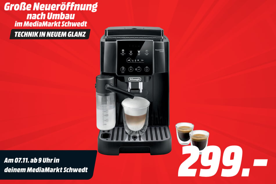 DeLonghi-Kaffeevollautomat für 299 Euro.