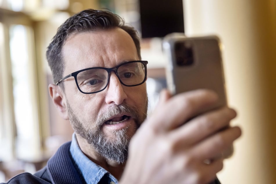 André Donath (Turmbrauhaus) im virtuellen Gespräch mit dem Bundestagsabgeordneten.