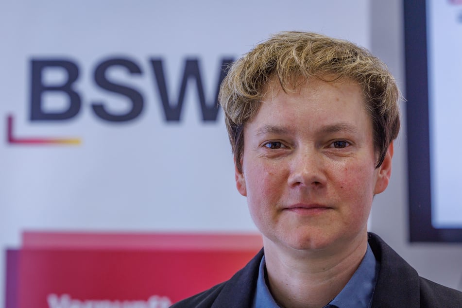 Sabine Firnhaber (48), Landesvorsitzende und Spitzenkandidatin des BSW für die Landtagswahlen in Mecklenburg-Vorpommern, zeigt sich optimistisch. (Archivfoto)
