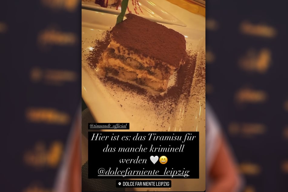 Die Rede ist natürlich vom Tiramisu des "Dolce Far Niente". Auf Instagram postete Annemarie gleich ein Foto der Köstlichkeit.