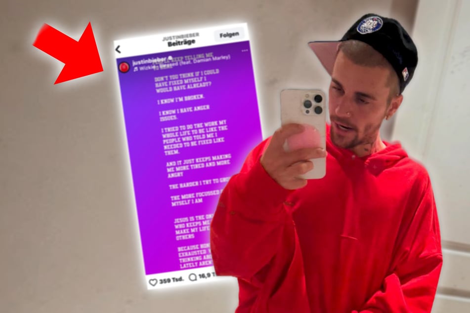 Il poste des choses de plus en plus étranges : Maintenant, Justin Bieber avoue qu'il est brisé
