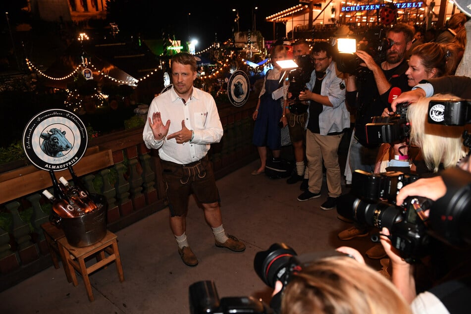 El cómico Oliver Pocher (46) también es un habitual del Wiesn.