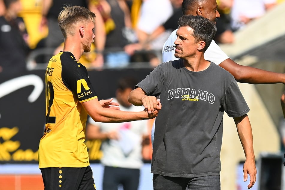 Thomas Stamm (43, r.) hat Jonas Sterner bereits das dritte Mal nach Dresden gelotst.