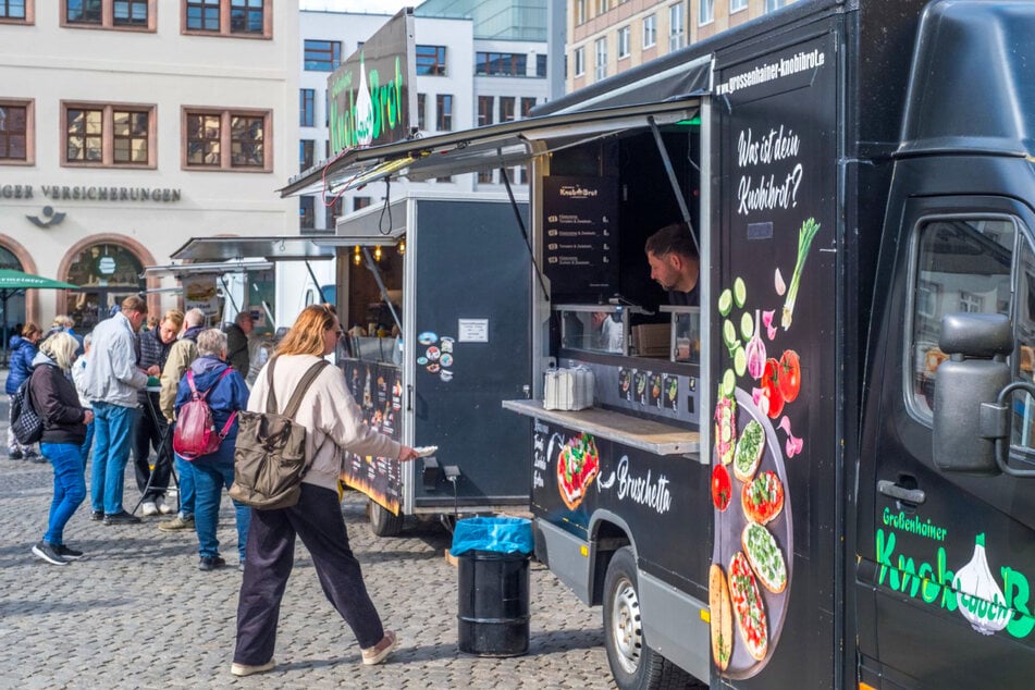 Neben Marktständen gab es auch jede Menge Street-Food-Angebote.