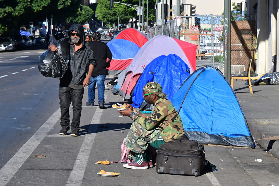 Obdachlose in L.A. sind gut beraten, nicht alleine auf der Straße zu verweilen. (Archivbild)