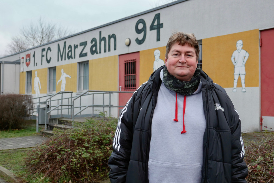 Jeanette Schmidt (50) ist 2. Vorsitzende des 1. FC Marzahn 94.