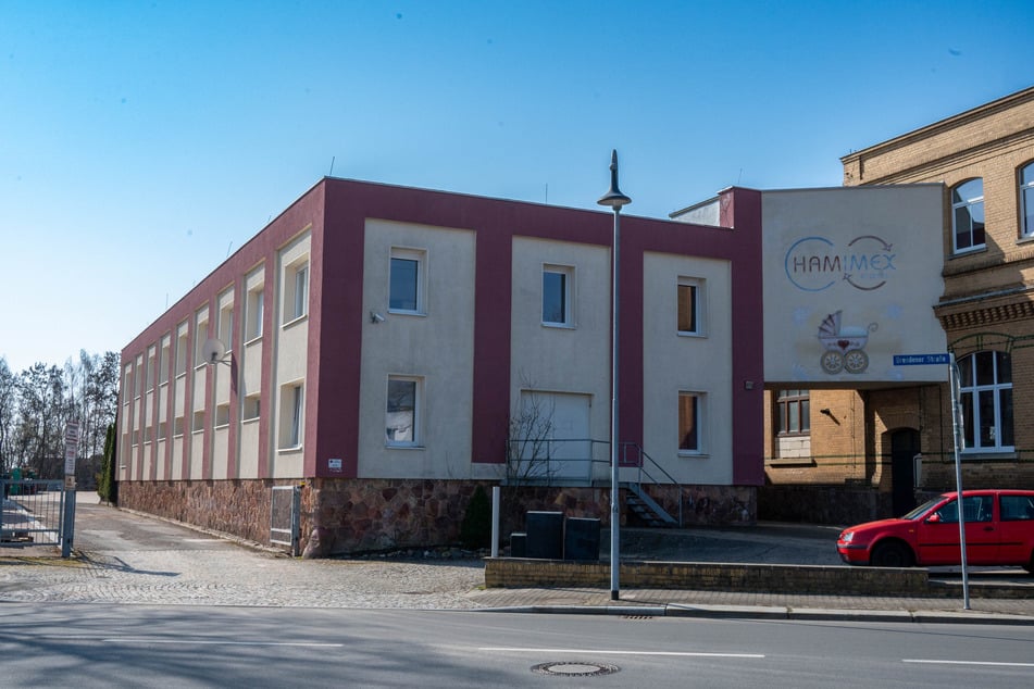 Ins "Hamimex"-Gebäude in Hartha sollen ukrainische Geflüchtete einziehen.