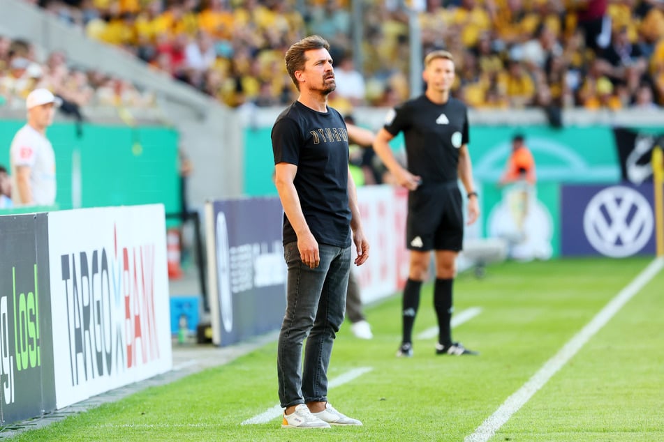 "Wir werden sehen, wann der nächste hier auftaucht", sagt Dynamo-Trainer Thomas Stamm (42) über mögliche Transfers noch in dieser Woche.