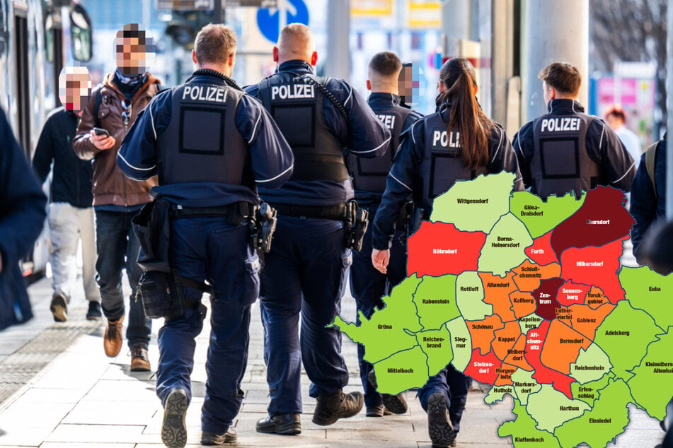 Chemnitz: Welcher Ortsteil von Chemnitz ist am kriminellsten?