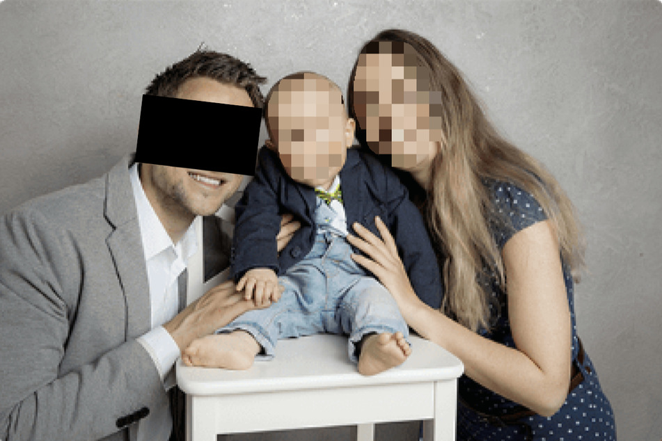 Leon (†6) zusammen mit Vater Florian (38) und Mutter Sandra auf einem Familienfoto. Der Junge litt am Syngap-Syndrom und infolge dessen an einer Entwicklungsverzögerung.
