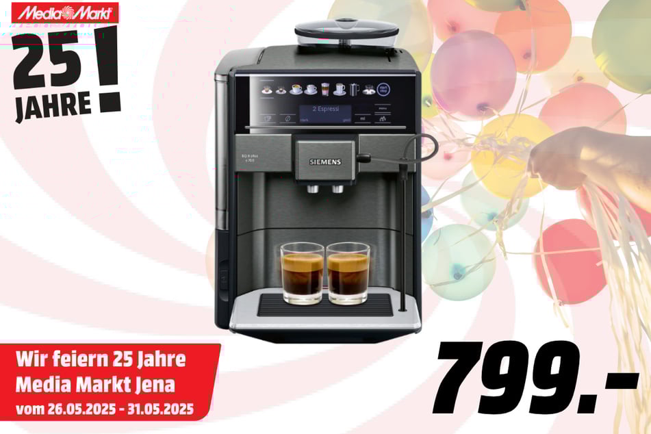 Siemens-Kaffeevollautomat für 799 Euro.