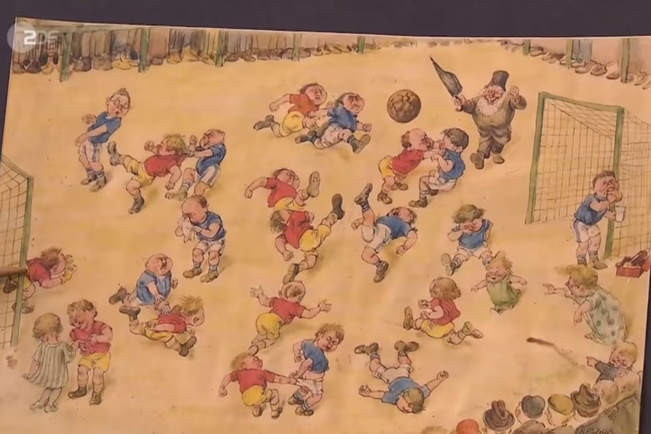 Bedauerlicherweise ist die Illustration des schwedischen Künstlers Robert Högfeldt kein Original, sondern nur ein billiger Massendruck.