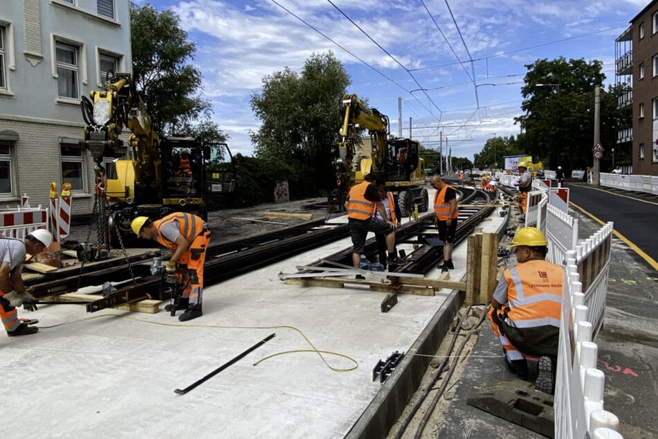 Ab Sonntag: KVB führen Gleisarbeiten in der City durch