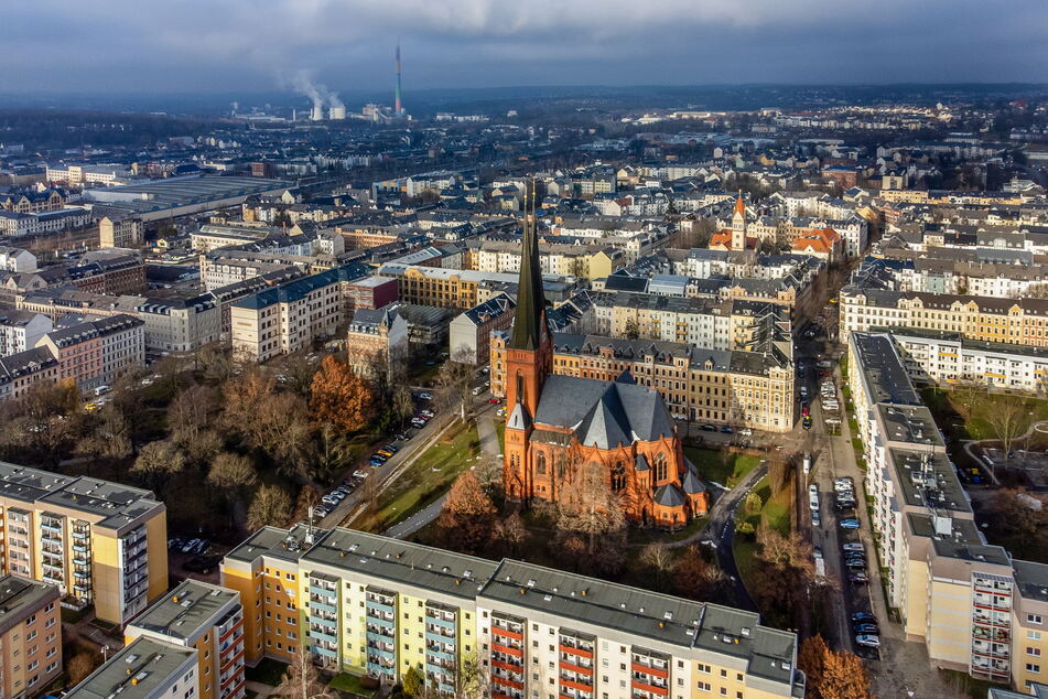 Blick über den Sonnenberg: Der Ortsteil ist relativ stabil. Im Vergleich zu 2020 lebten hier Ende 2021 nur 63 Einwohner (-0,4 Prozent) weniger.