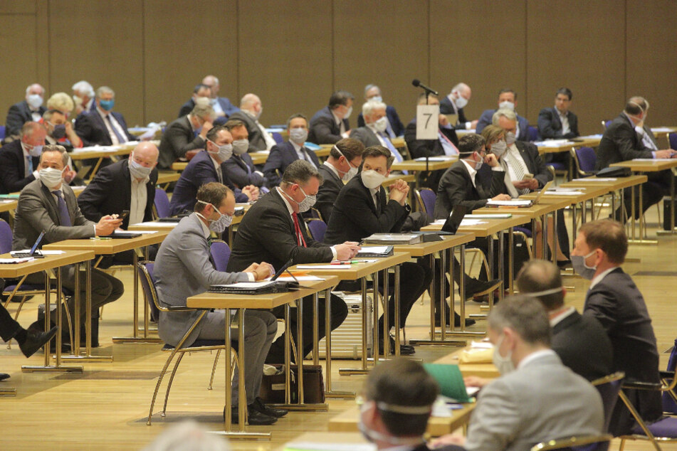 Anfang April tagte der Landtag noch im Congress Centrum, um mehr Abstand wahren zu können. Das ist vorbei.