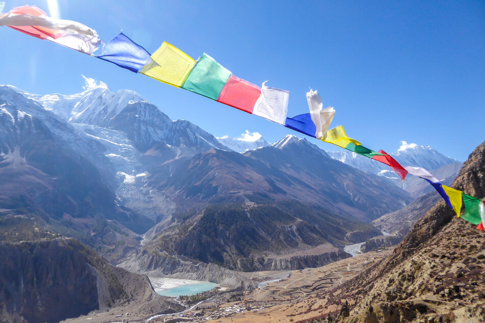 Auch im Himalaya war der Weltenbummler unterwegs.