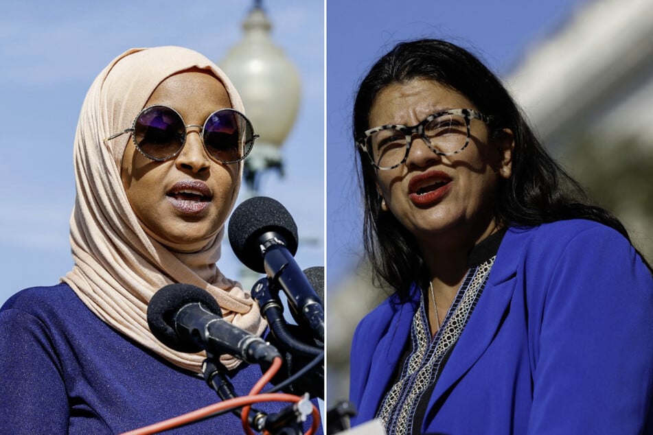 Muslim rights advocates are calling for measures to ensure the safety of Representatives Ilhan Omar (l.) and Rashida Tlaib after an apparent online threat by a Republican state senator in Florida.