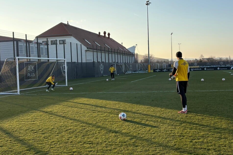 Die Keeper absolvieren ihr eigenes Programm.