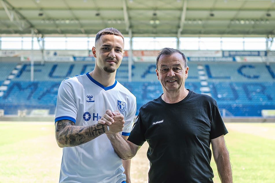 Falko Michel (23) spielt in der kommenden Saison beim 1. FC Magdeburg.