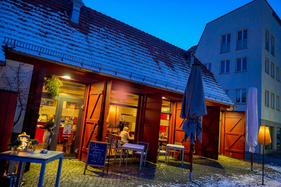 Das Restaurant "Schmidt's" auf dem Gelände der historischen Deutschen Werkstätten Hellerau.