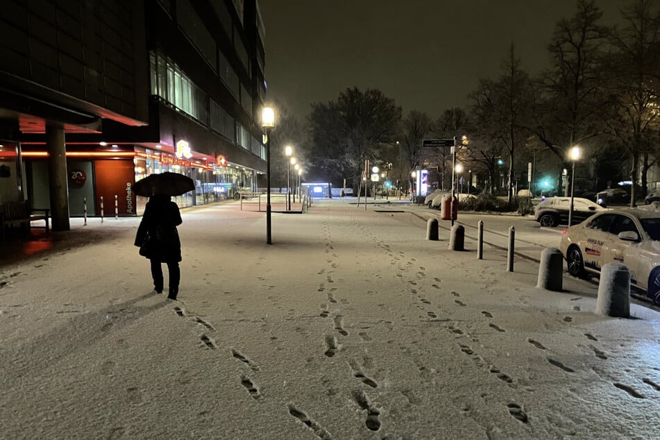 In der Nacht zu Freitag fiel auch der erste Schnee des Jahres.